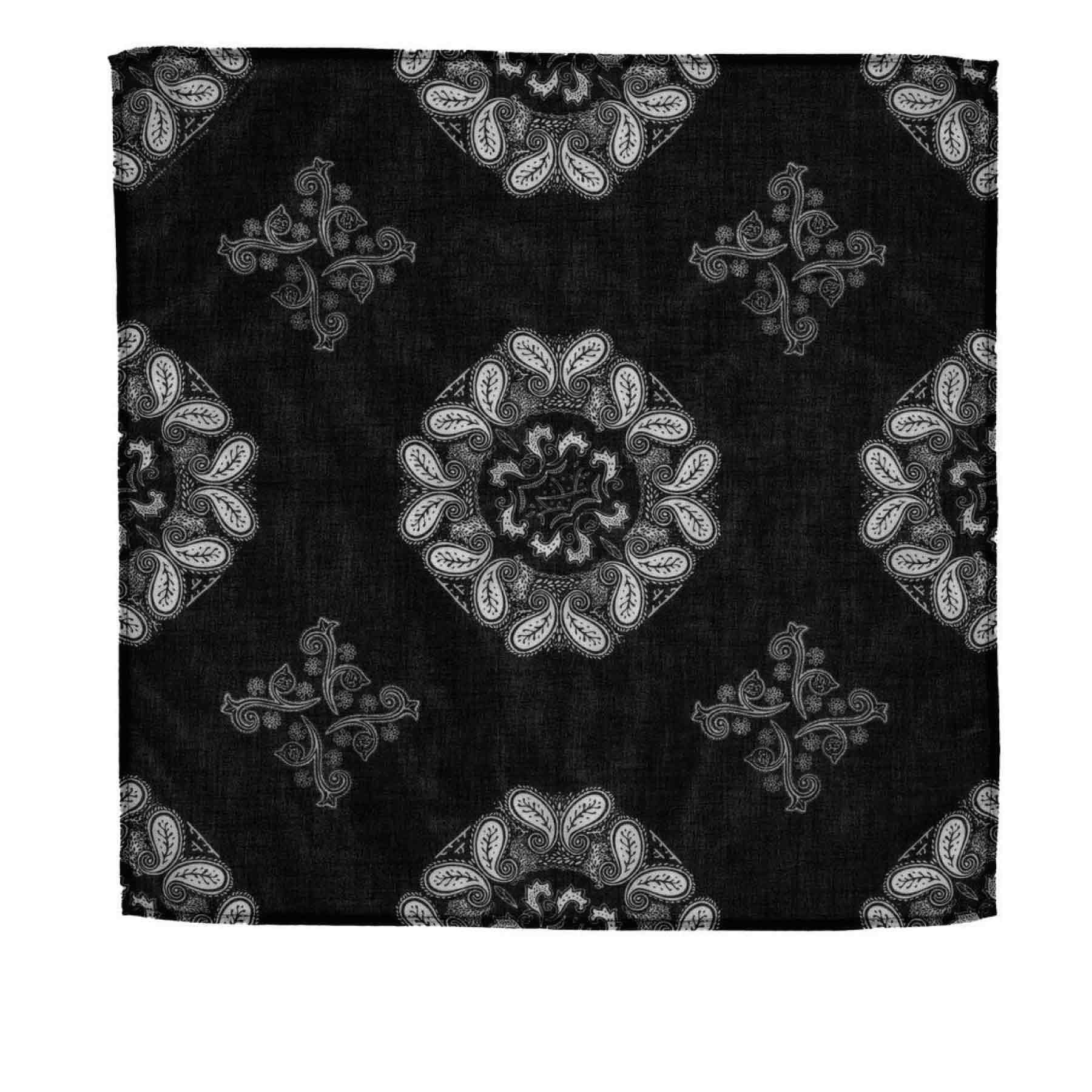 Ingrid Bandana Paisley Black