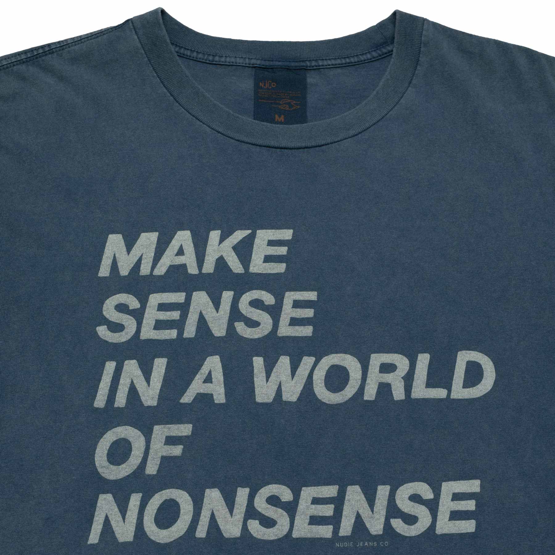 Roy T-Shirt Make Sense Blue