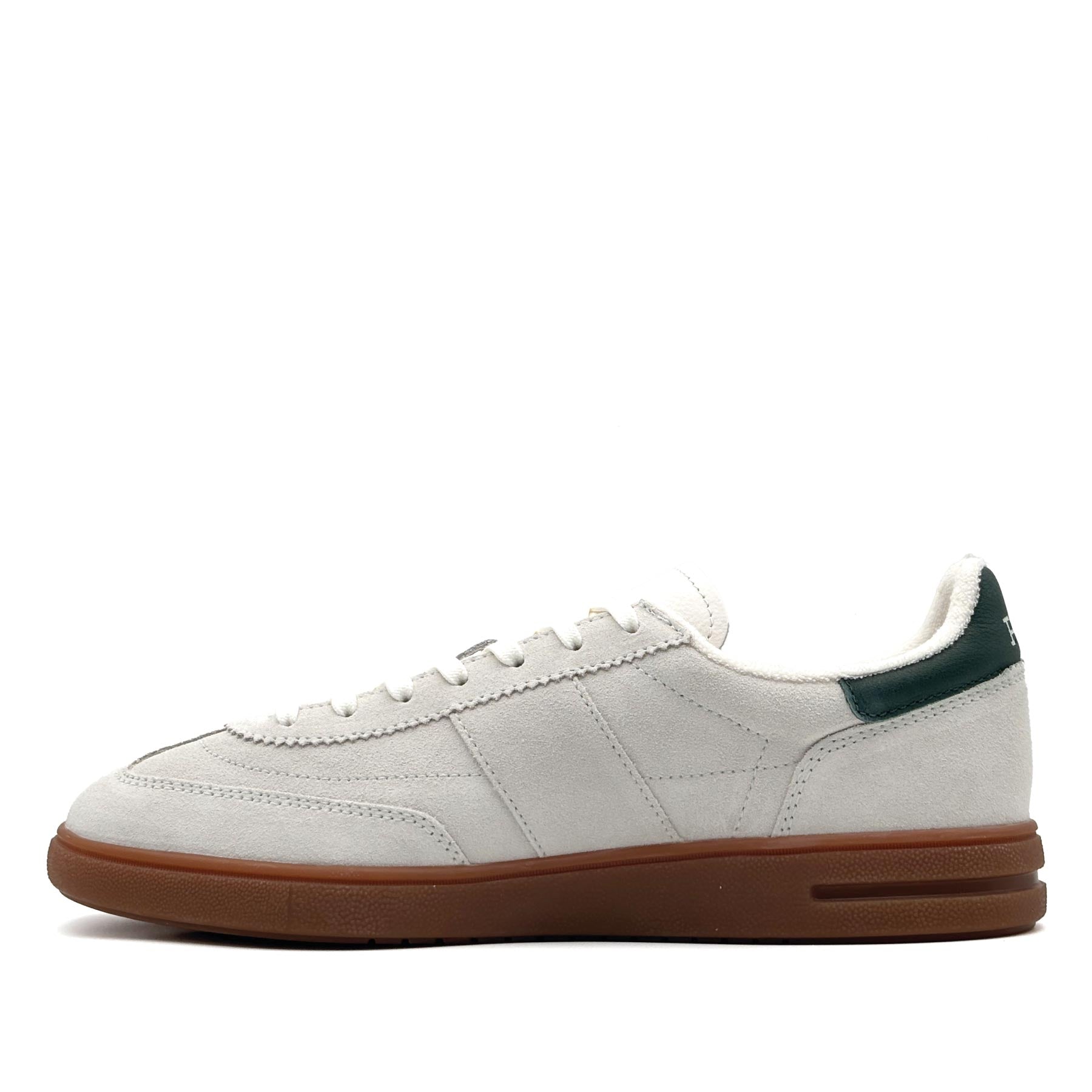 Bedford Sneakers Suede Bianco College Green