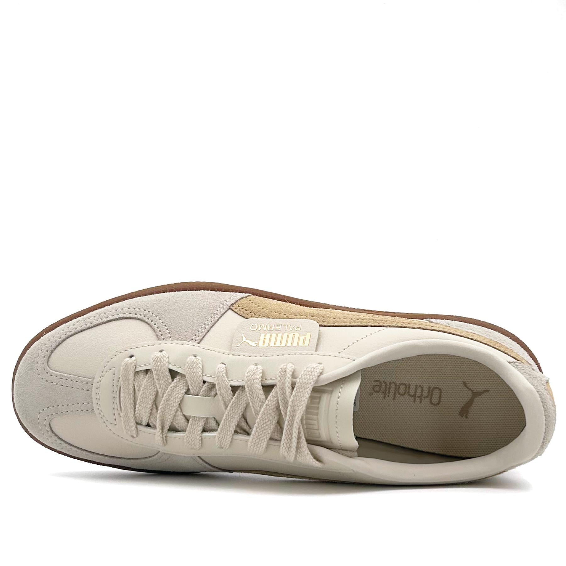 Palermo Leather Alpine Snow Desert Dust Gum