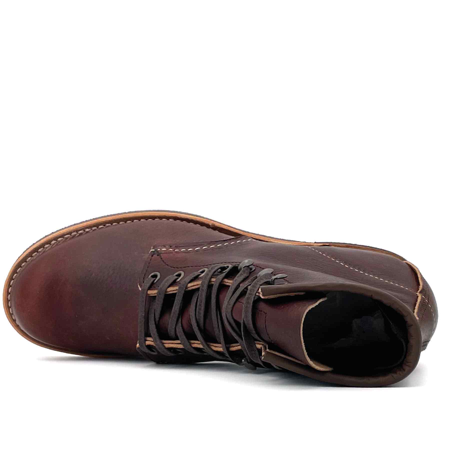 3340 6" Blacksmith Briar Oil Slick Leather