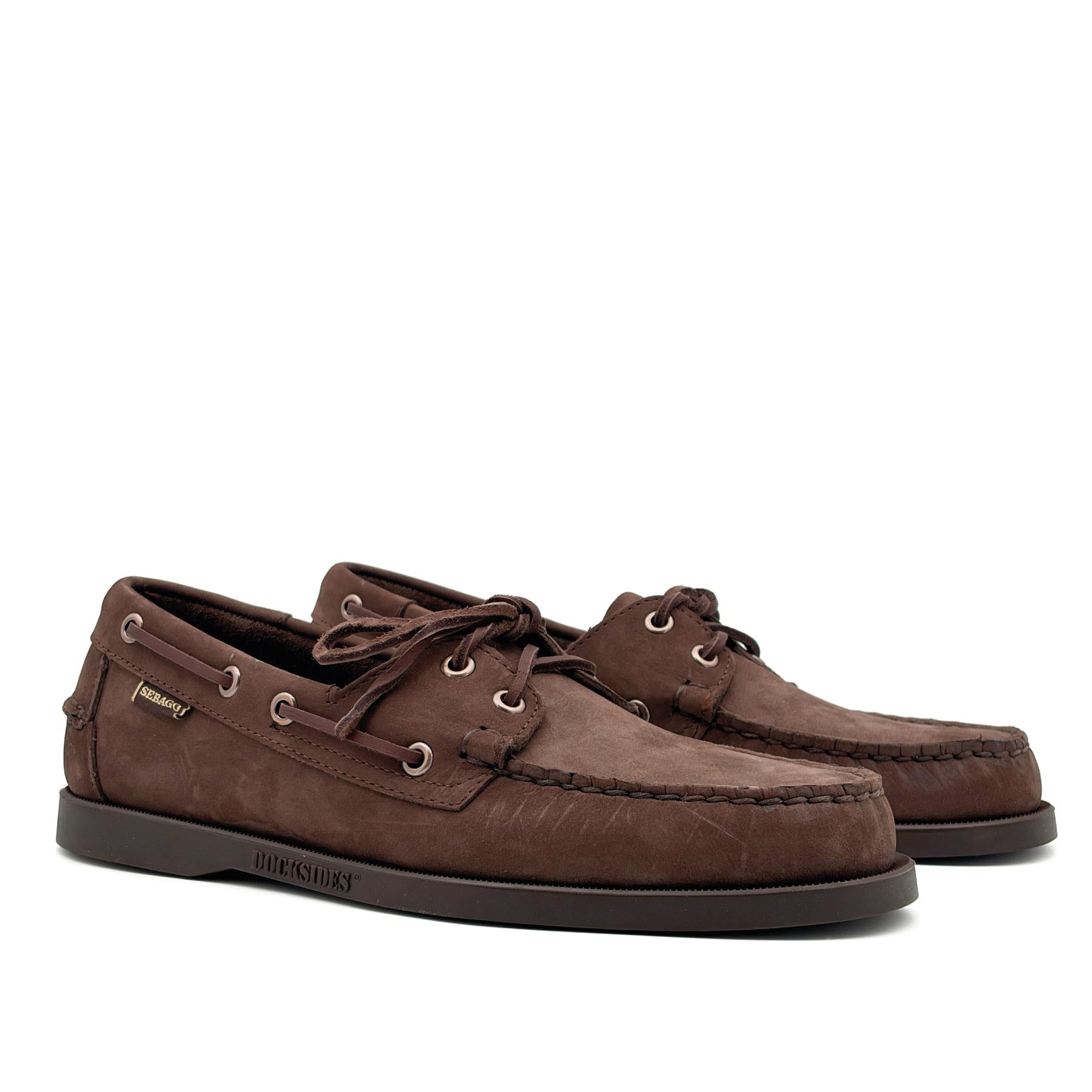 Docksides Portland Nubuck Total Brown Chocolate