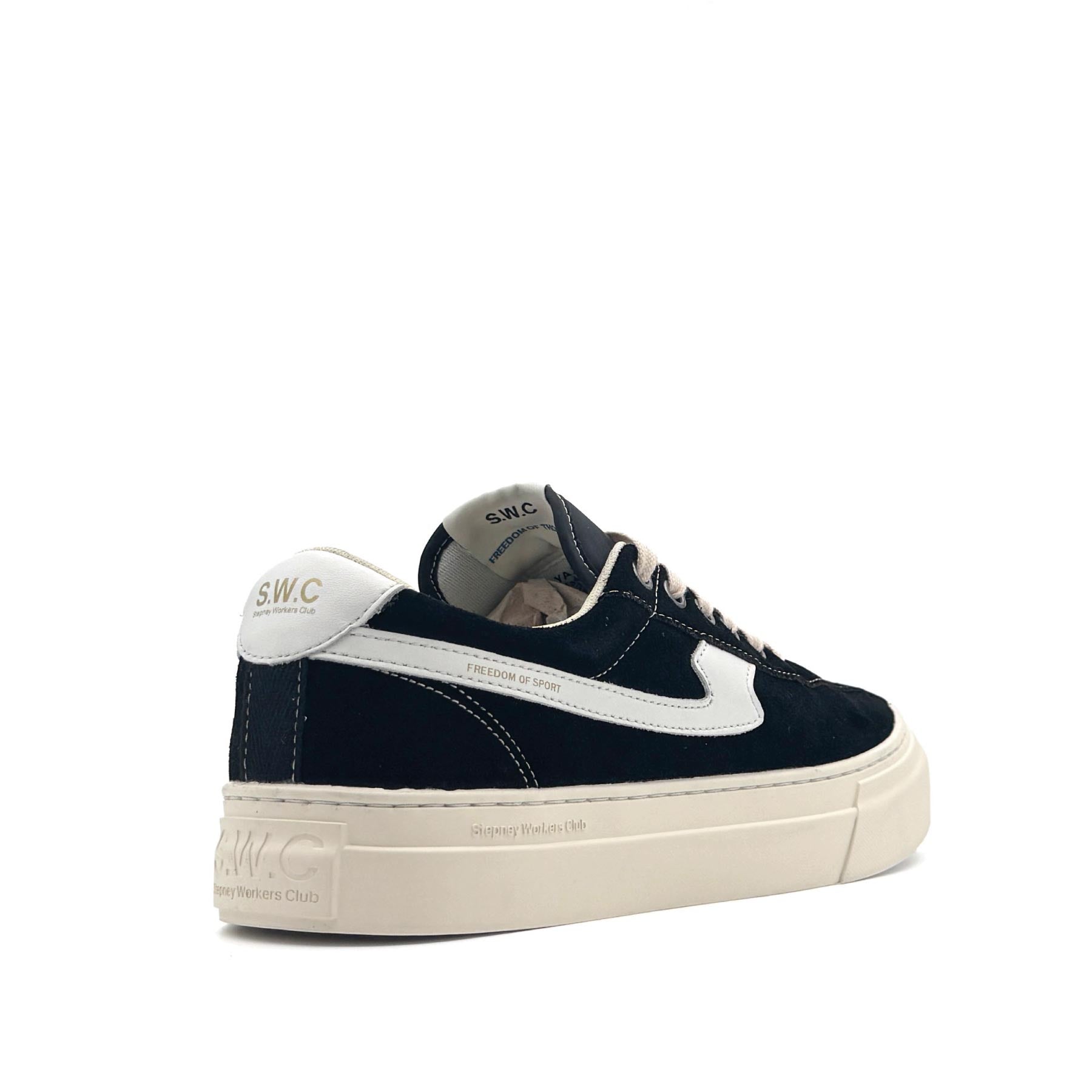Dellow S-Strike Cup Suede Black White