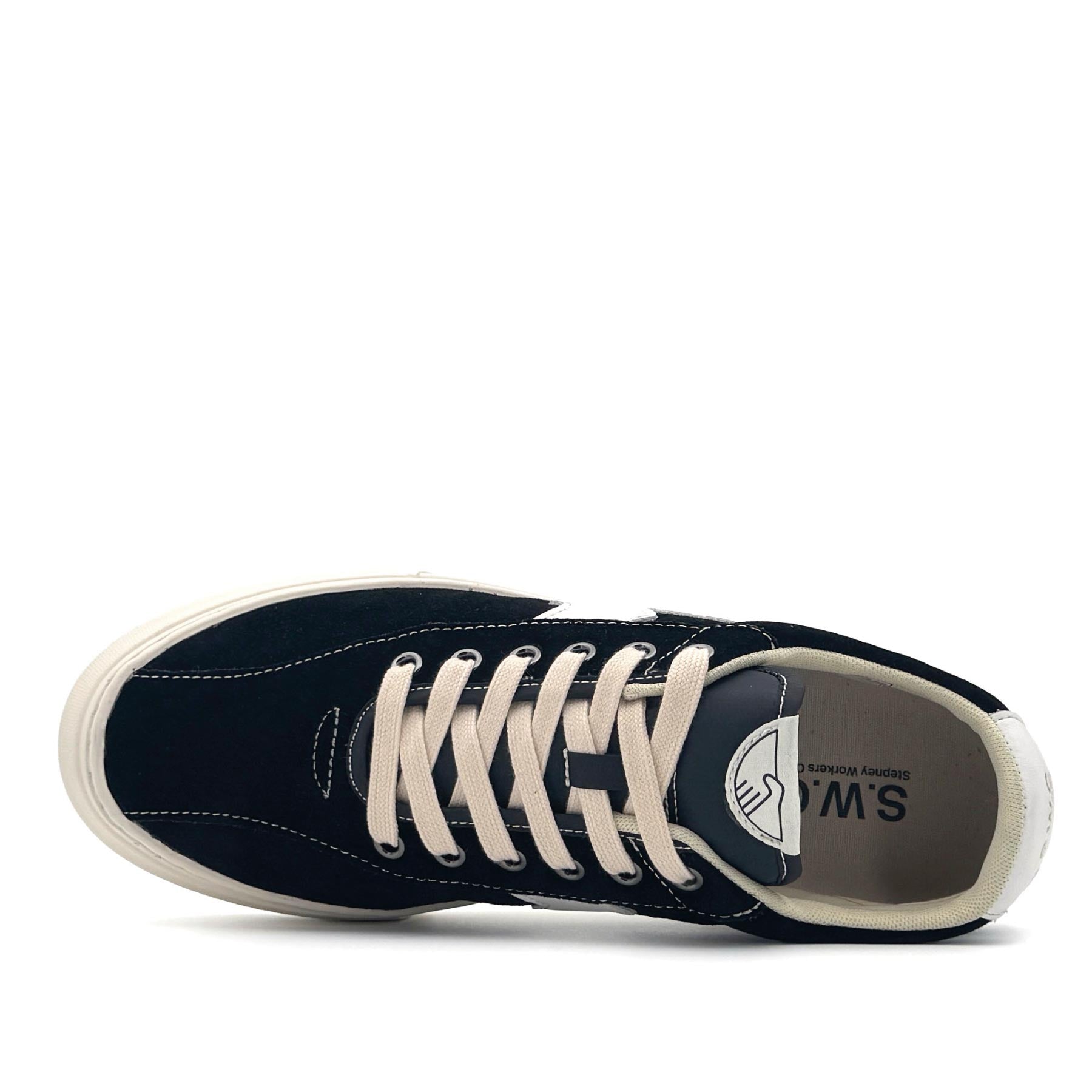 Dellow S-Strike Cup Suede Black White