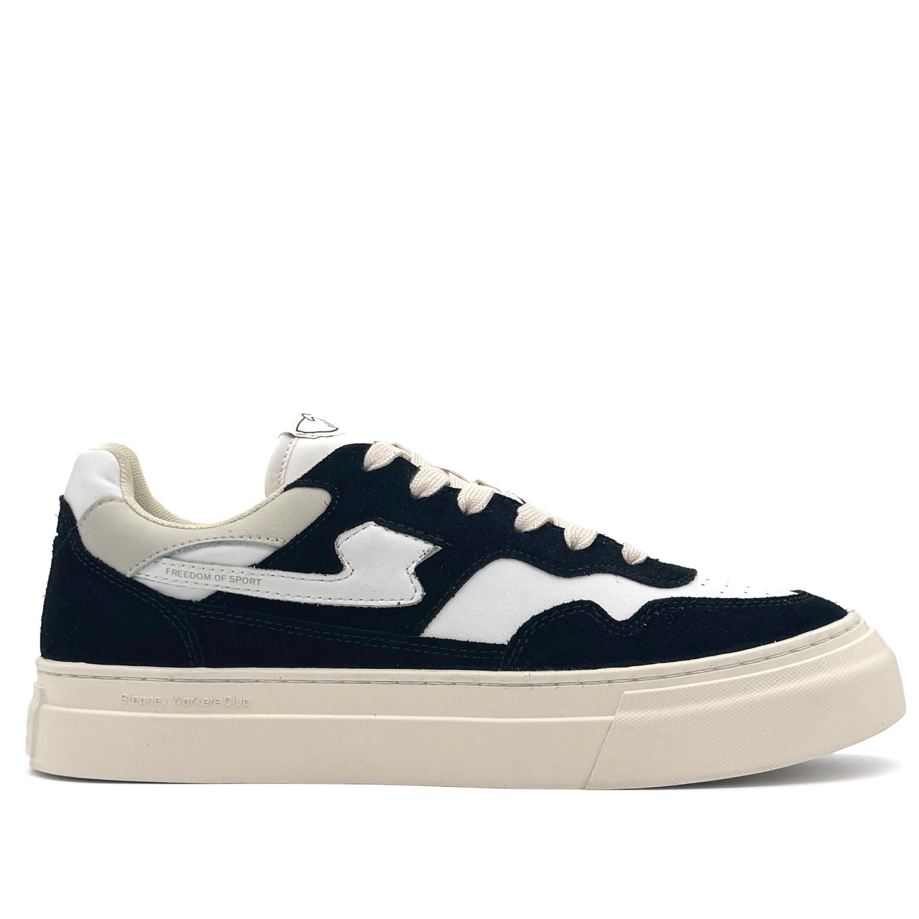 Pearl S-Strike Suede Leather Black White
