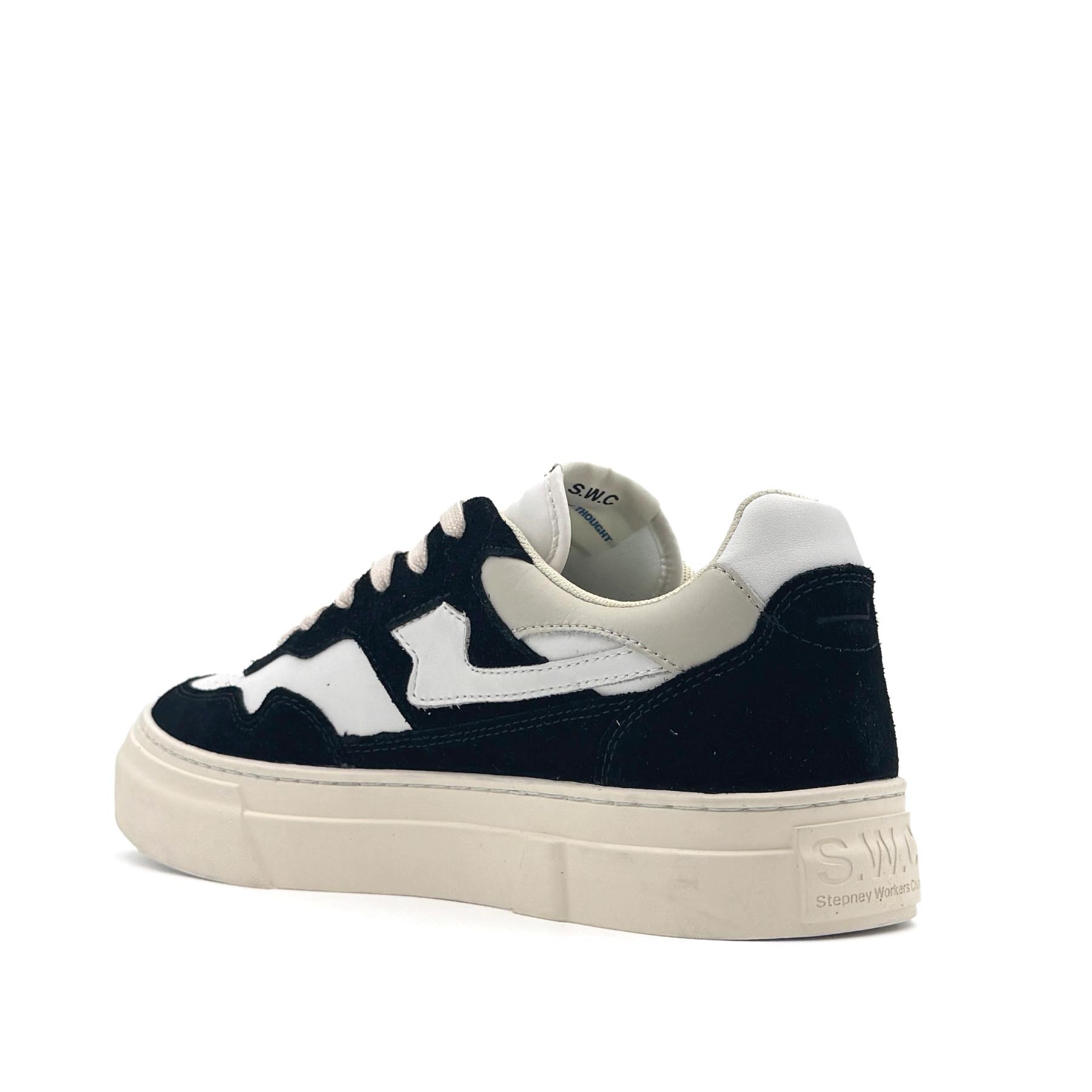 Pearl S-Strike Suede Leather Black White