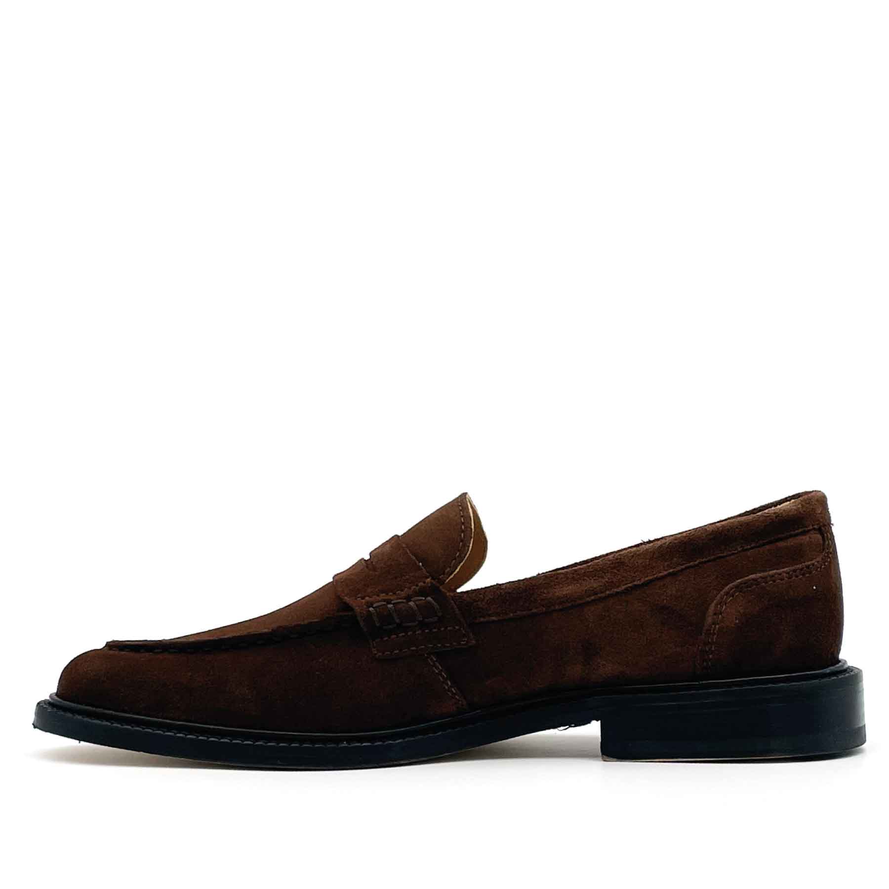 Townee Penny Loafer Light Brown Suede